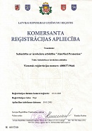 Company Registration Certificate in Latvia
